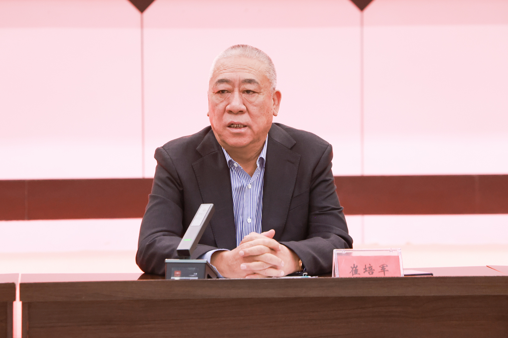 Henan Mine Crane representative at the education meeting Henan Mine Crane representative at the education meeting