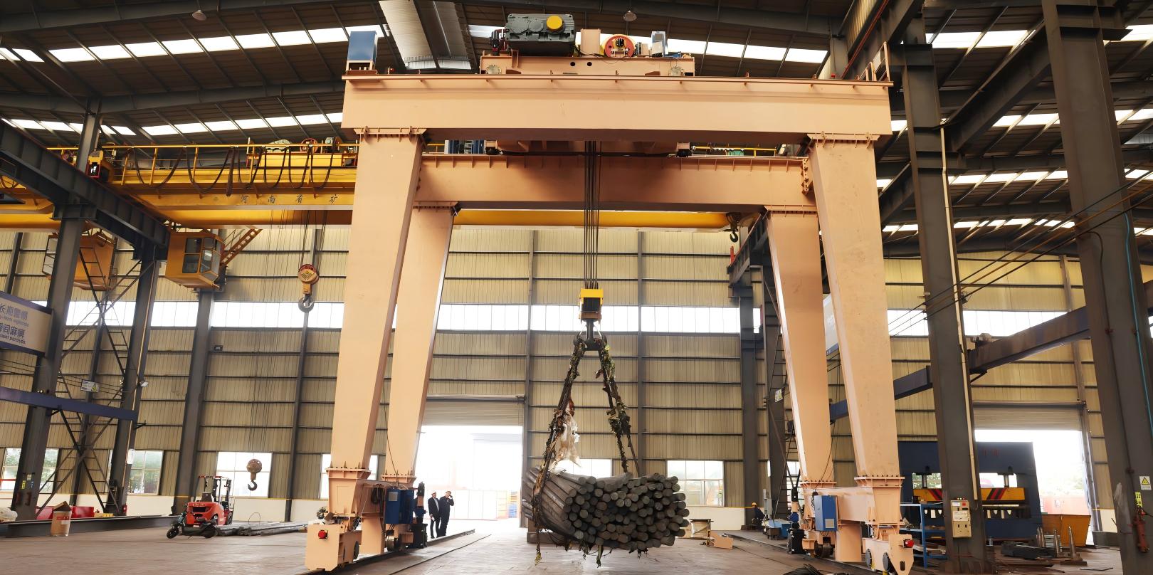Henan Mine Crane double girder gantry crane for outdoor scrap yard