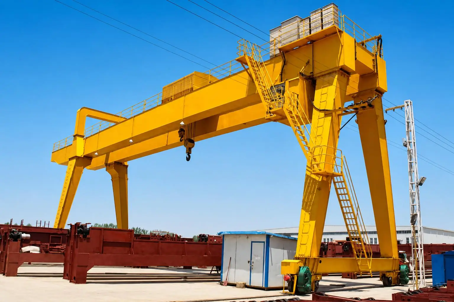 32t Heavy Gantry Cranes: Forced Air Cooling and Solar Heat Shielding