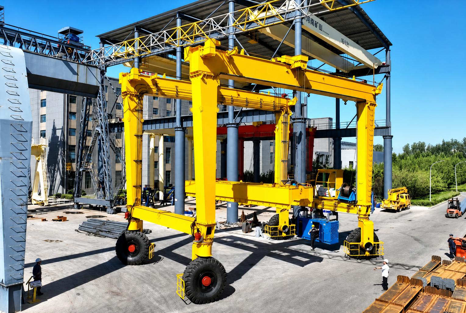 32t Heavy-Duty Gantry Cranes: High-Capacity Material Transfer for Fabrication Yards