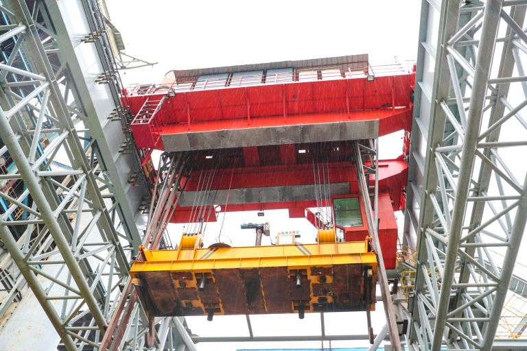 Henan Mine Crane manufactured for Intelligent Coke Bin Delivery