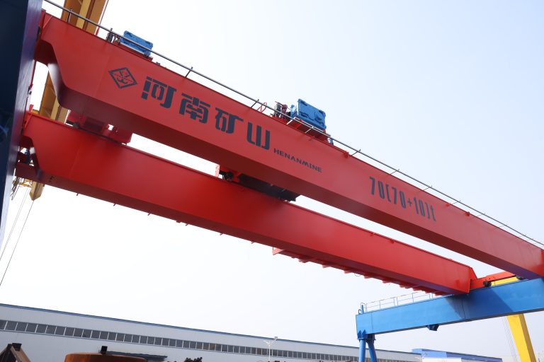 double-trolley electric hoist crane by Henan Mine Crane