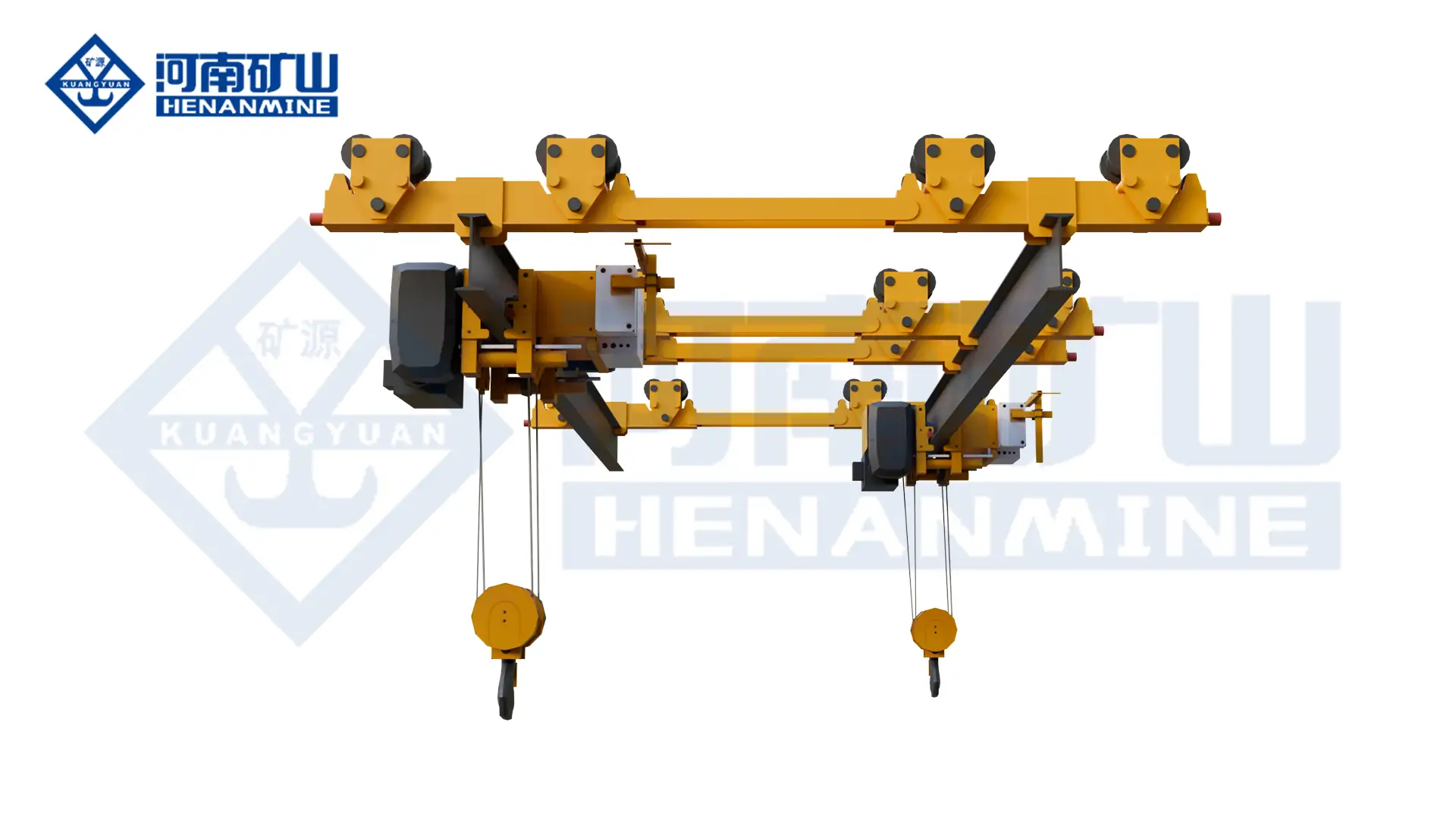 cross-travel overhead crane for coal-mill maintenance