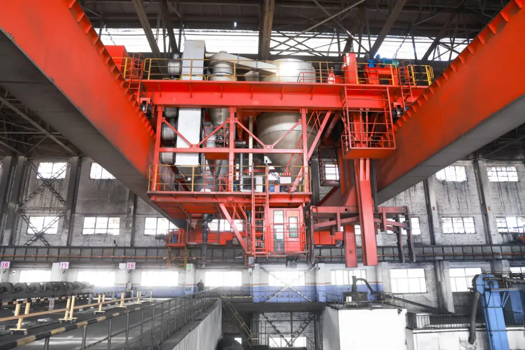 special crane equipment for harsh aluminum smelter potroom conditions
