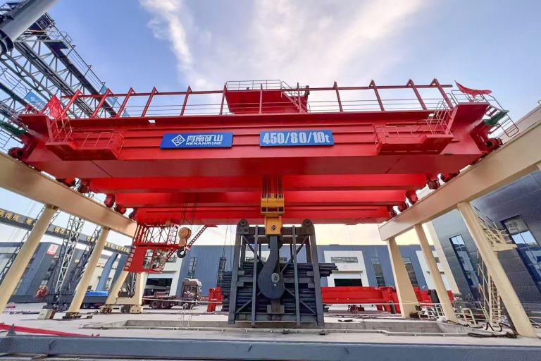 Four-Girder Casting Crane for Steel Mills Manufactured by Henan Mine Crane