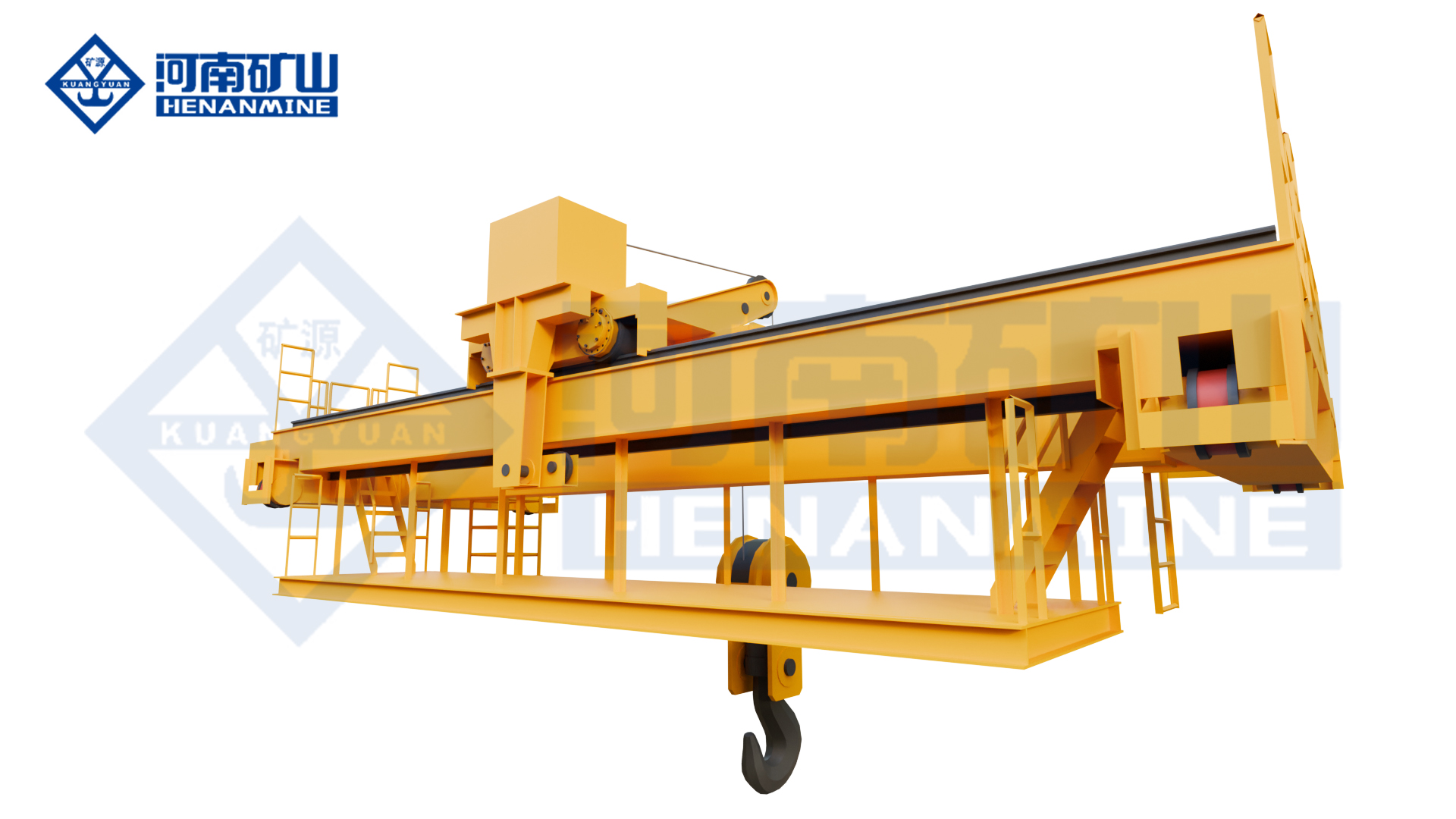 special overhead crane configuration for a galvanizing process area
