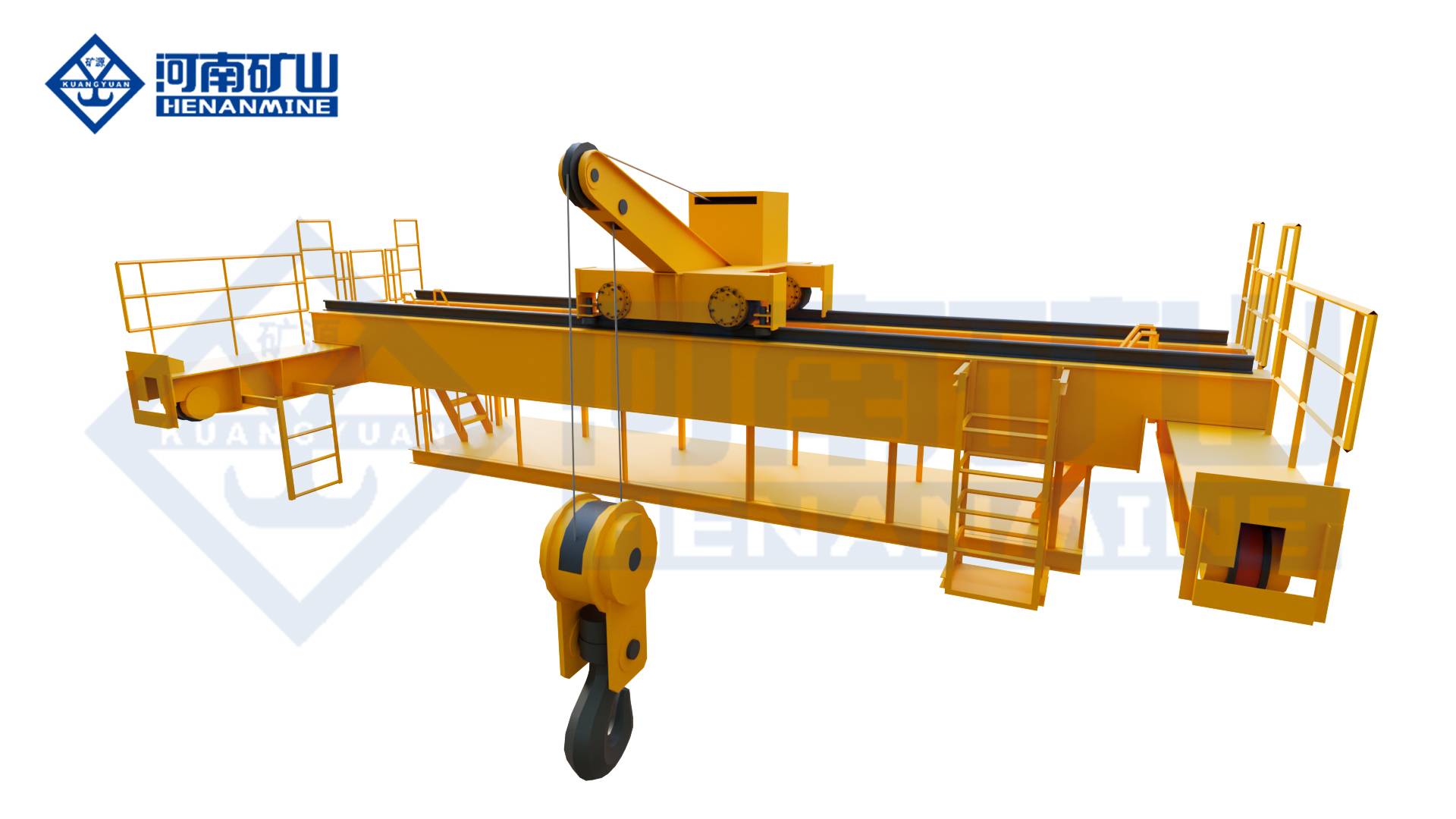 galvanizing overhead crane configured for controlled process motion