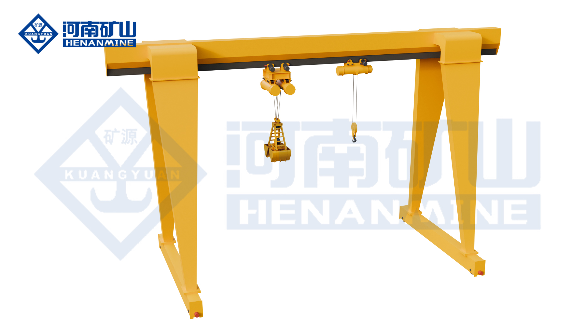 Henan Mine Crane grab-and-hook gantry crane product