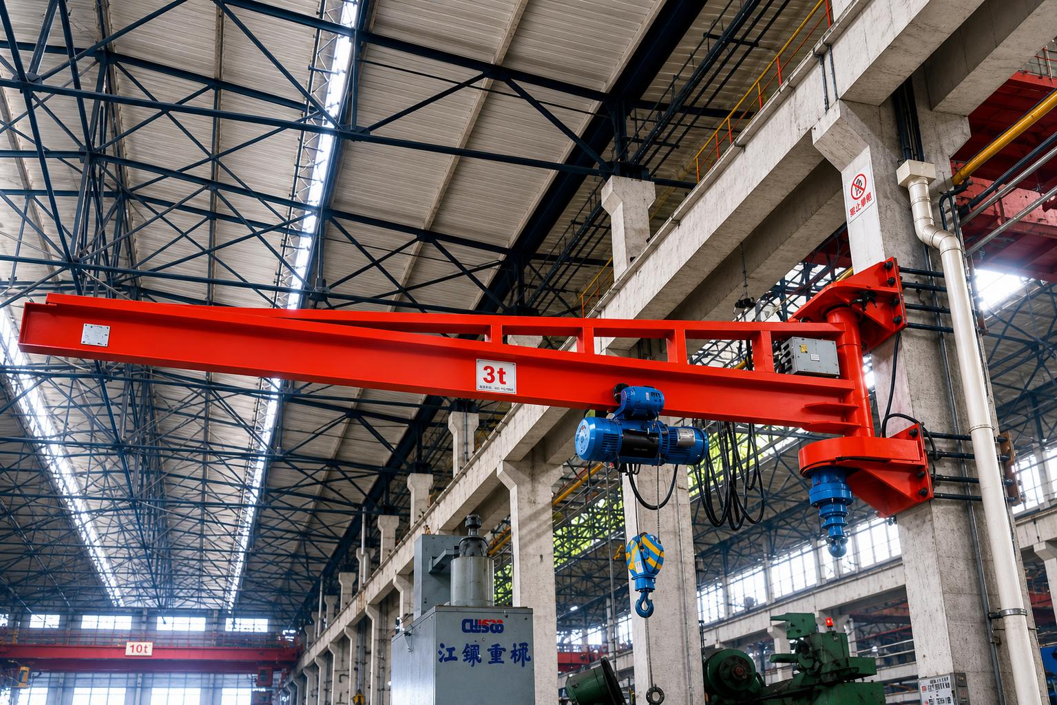 Heavy Duty Pillar Jib Cranes: Motorized Slewing Drives for Heavy Fabrications