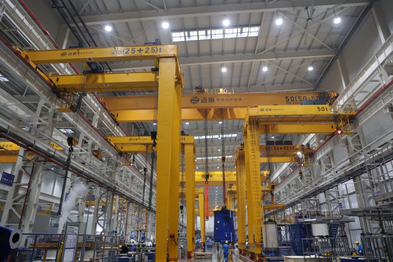 semi gantry crane illustrating equipment and installed project cost