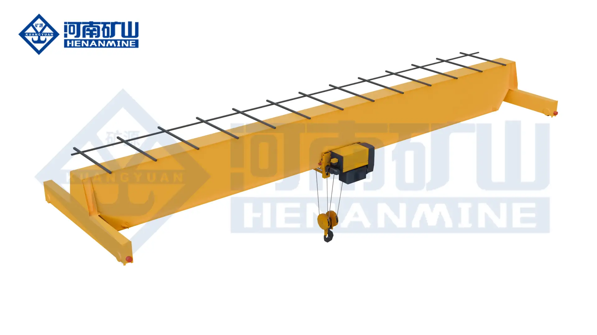 LDC type low headroom overhead crane for aircraft maintenance hangar lifting