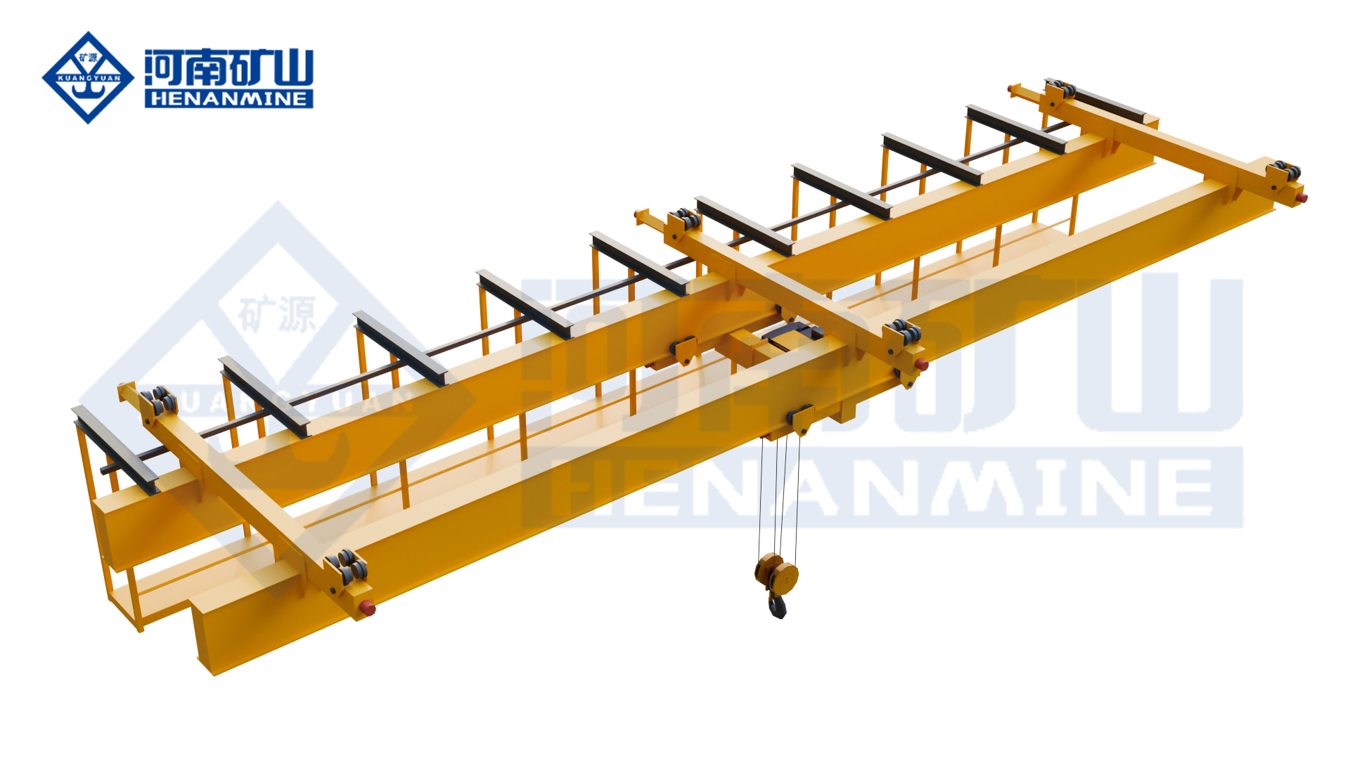 Multi Support Double Girder Underhung Crane