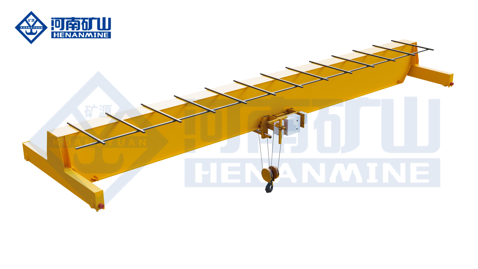 Electric single beam crane for low clearance