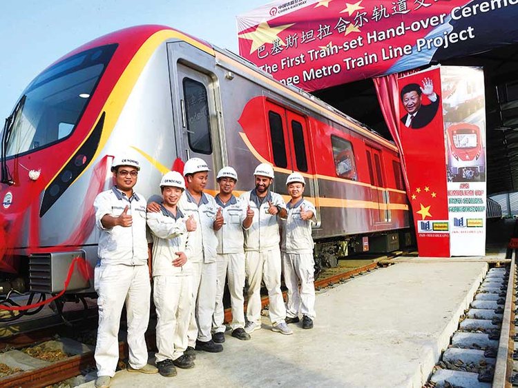 Henan Mine Crane Helps China-Pakistan Economic Corridor Lahore Orange Line Metro Open for Operation
