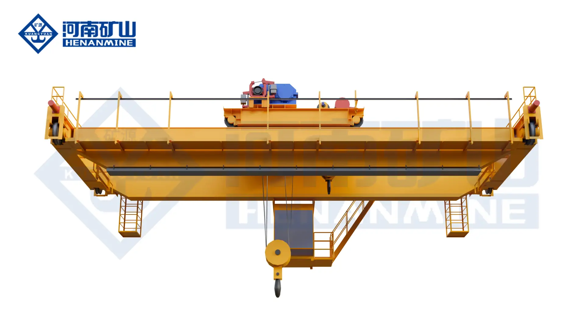 insulated bridge crane for electrically hazardous industrial areas