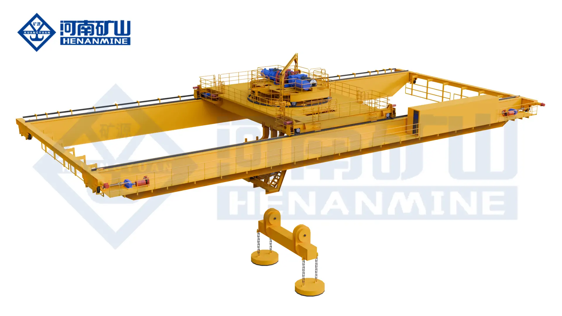 Upper Rotating Magnetic Overhead Crane