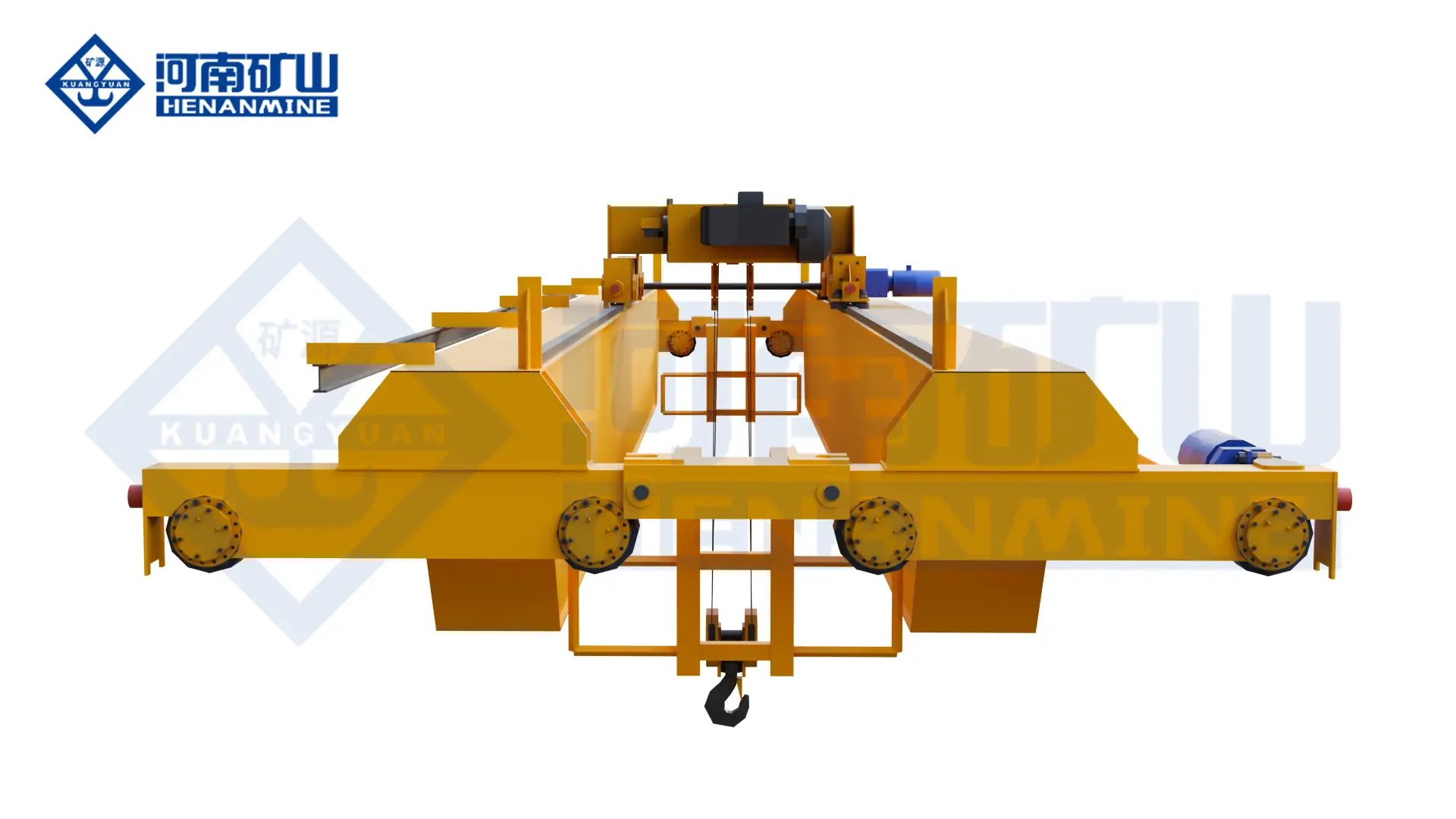 double-girder overhead crane for turbine-hall lifting