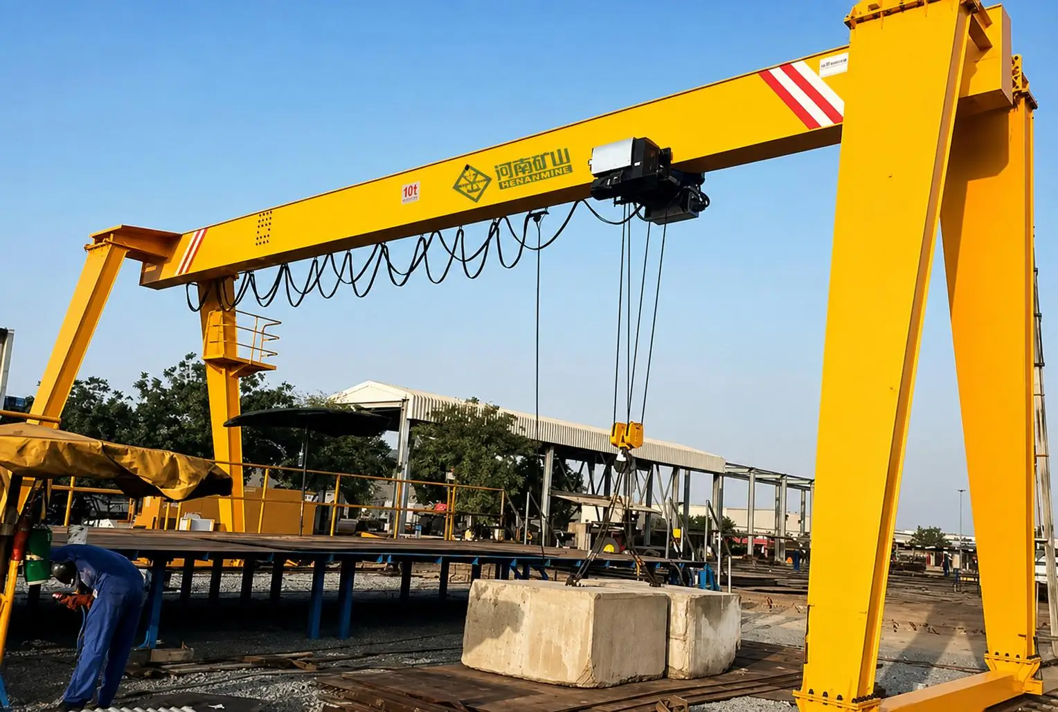 10t Single Girder Outdoor Gantry Cranes: Cost-Effective Stockyard Staging Solutions