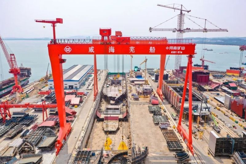 Marine Gantry Crane Height Requirements for Shipbuilding Projects